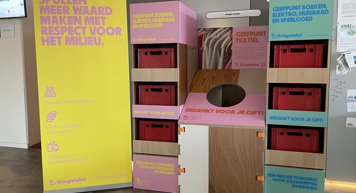 Geefpunten verhogen het inzamelen van herbruikbare spullen