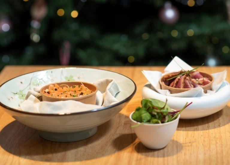 Een feestmenu met een warm, sociaal kantje
